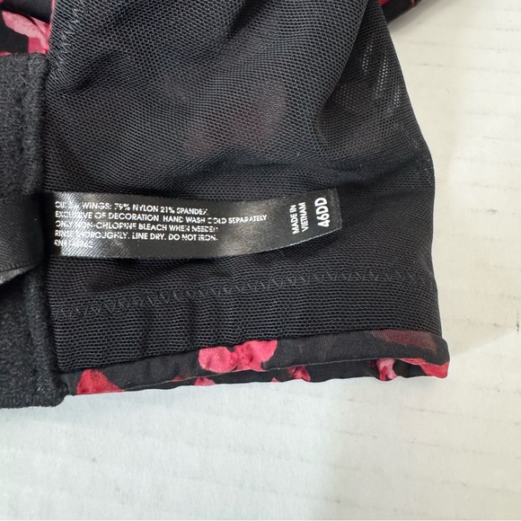 Torrid Curve Dream 360 Back Smoothing Wire-Free Push-Up Bra Floral Size 46DD - Picture 12 of 13